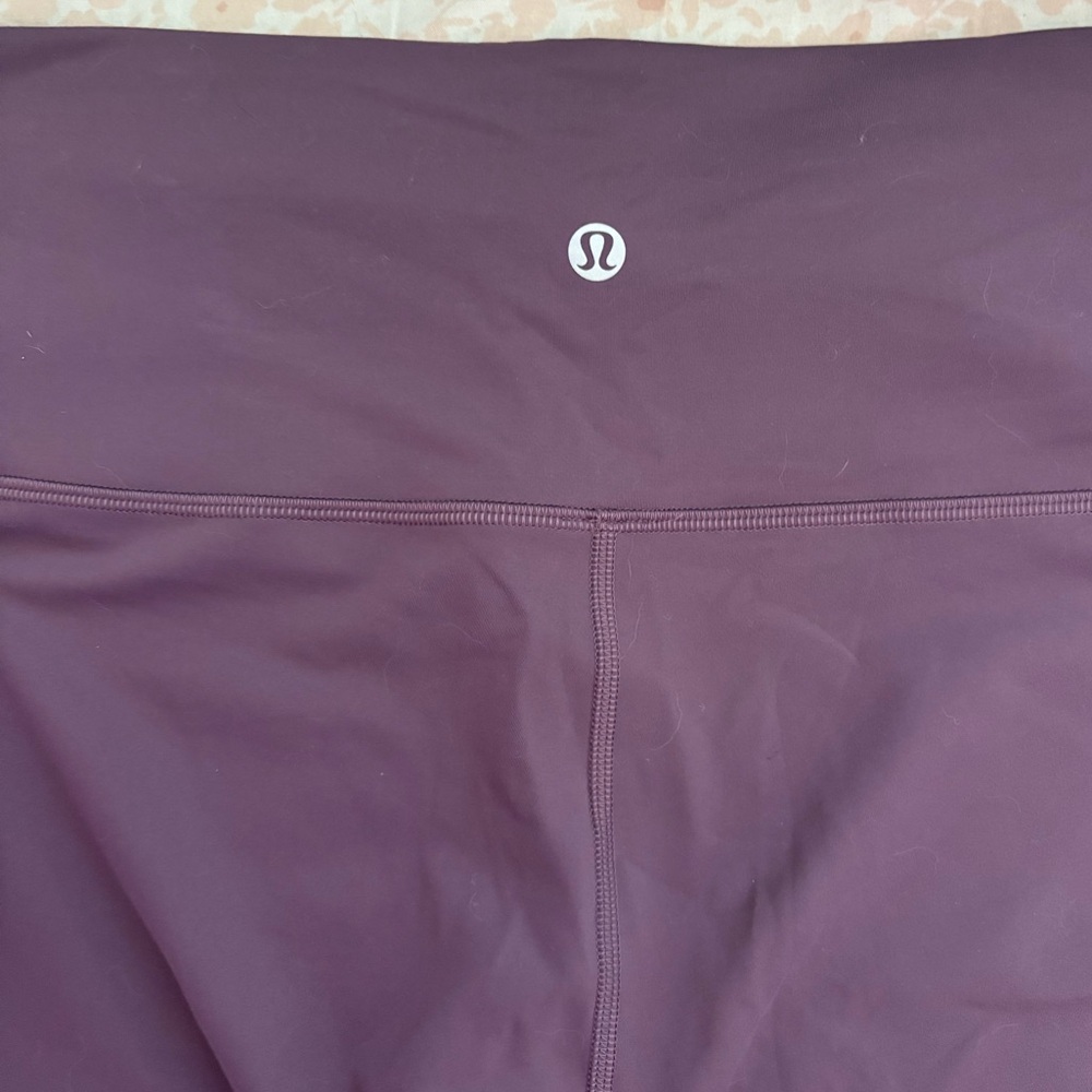 Purple Rain LULULEMON align leggings. Size 8. Worn once